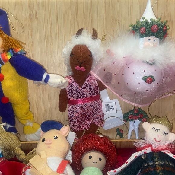 Festive Plush & more Doll Ornament Collection - Picture 4 of 8